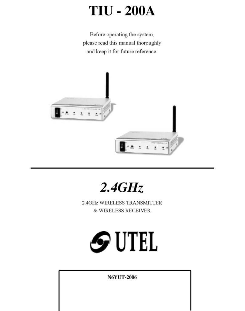 Utel TIU-200A User manual