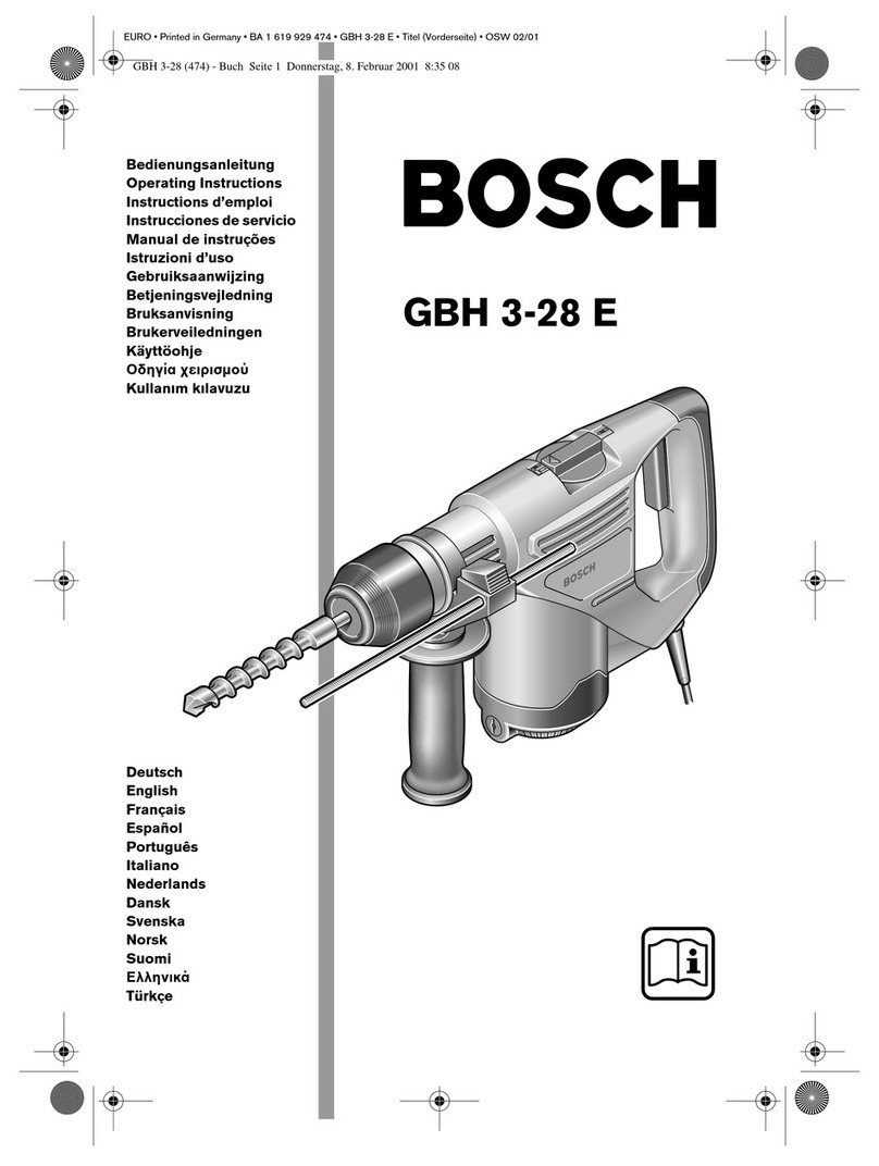 Bosch GBH 3-28 E User manual