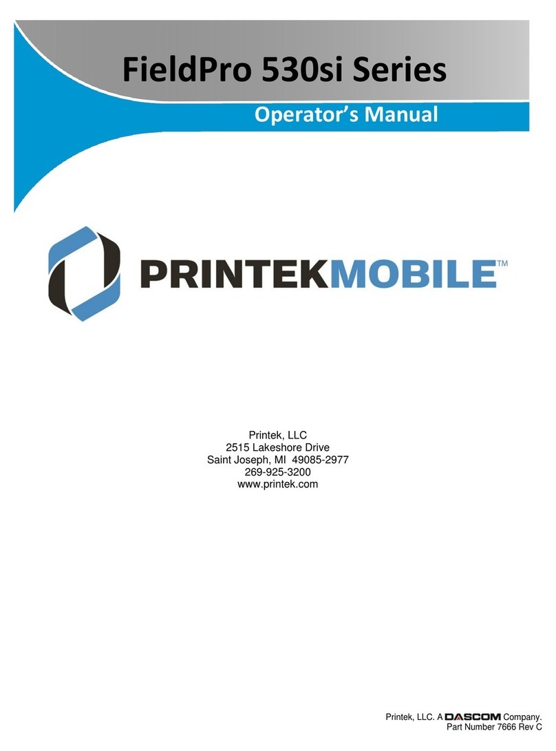Printekmobile FieldPro 530si Series User manual