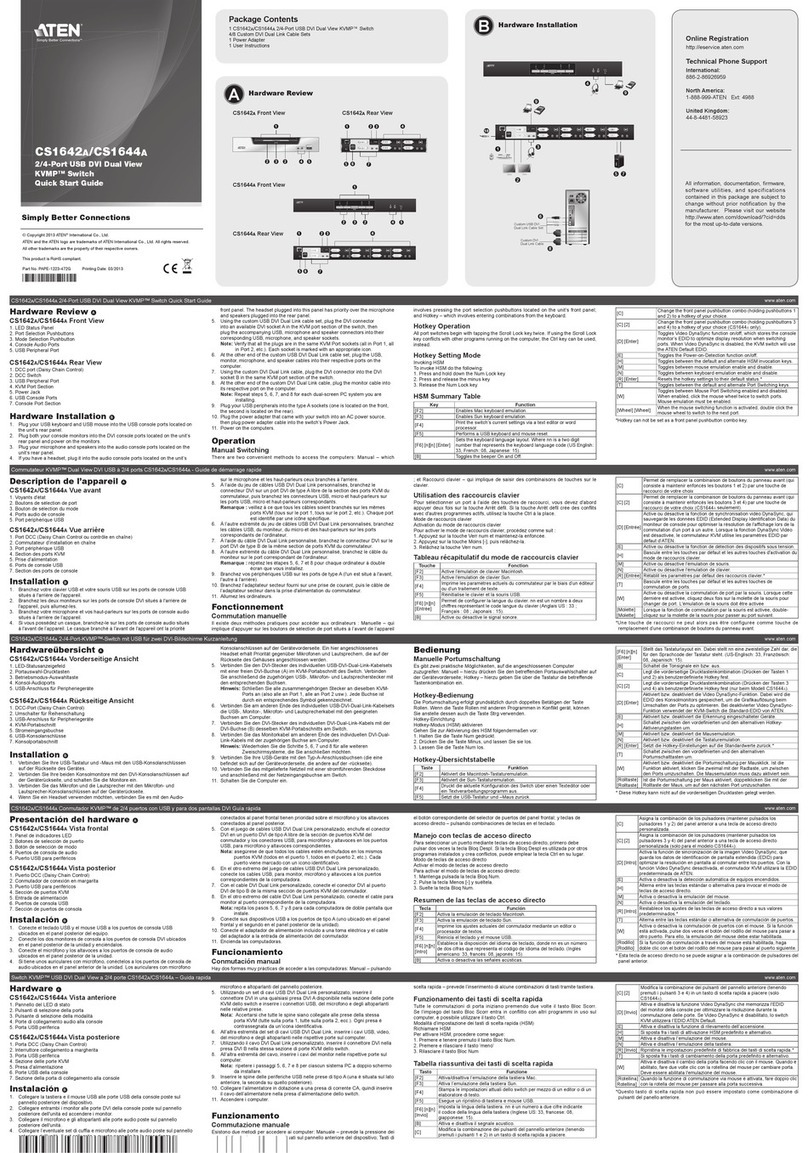 ATEN CS1642a quick start guide