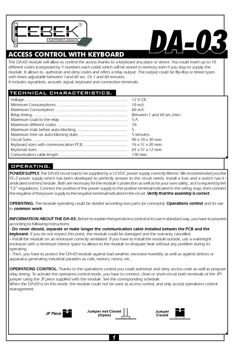 CEBEK DA-03 manual