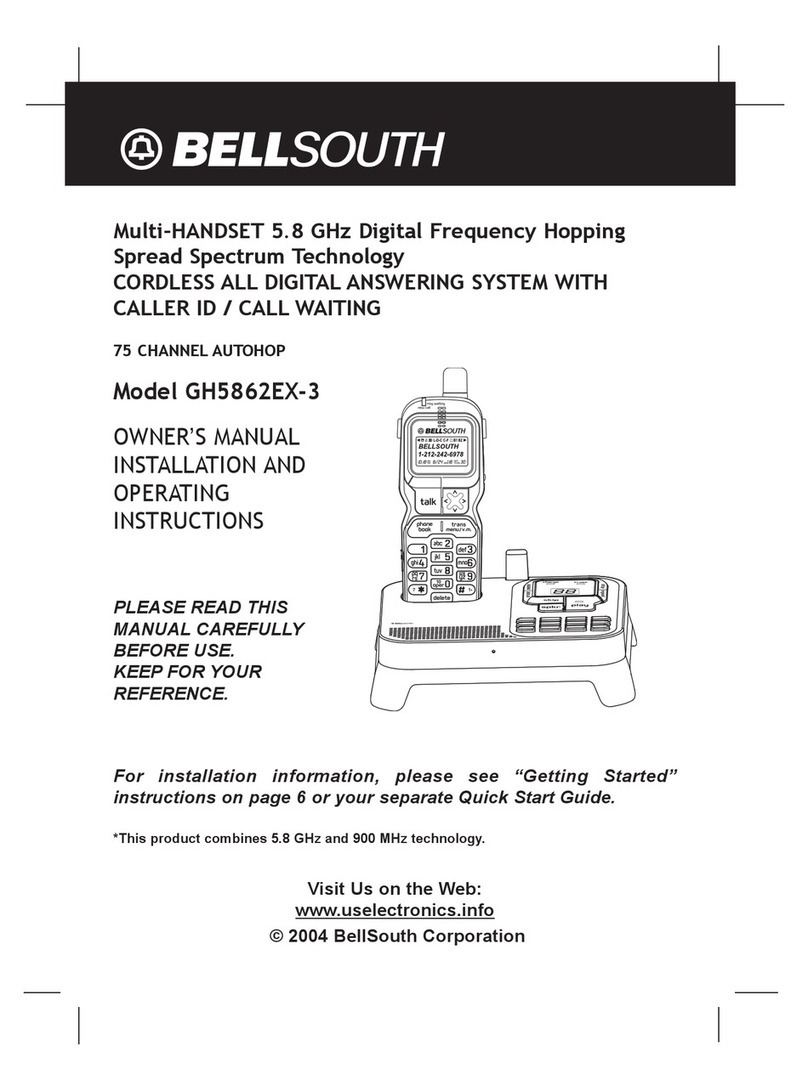BellSouth GH5862EX-3 Safety guide