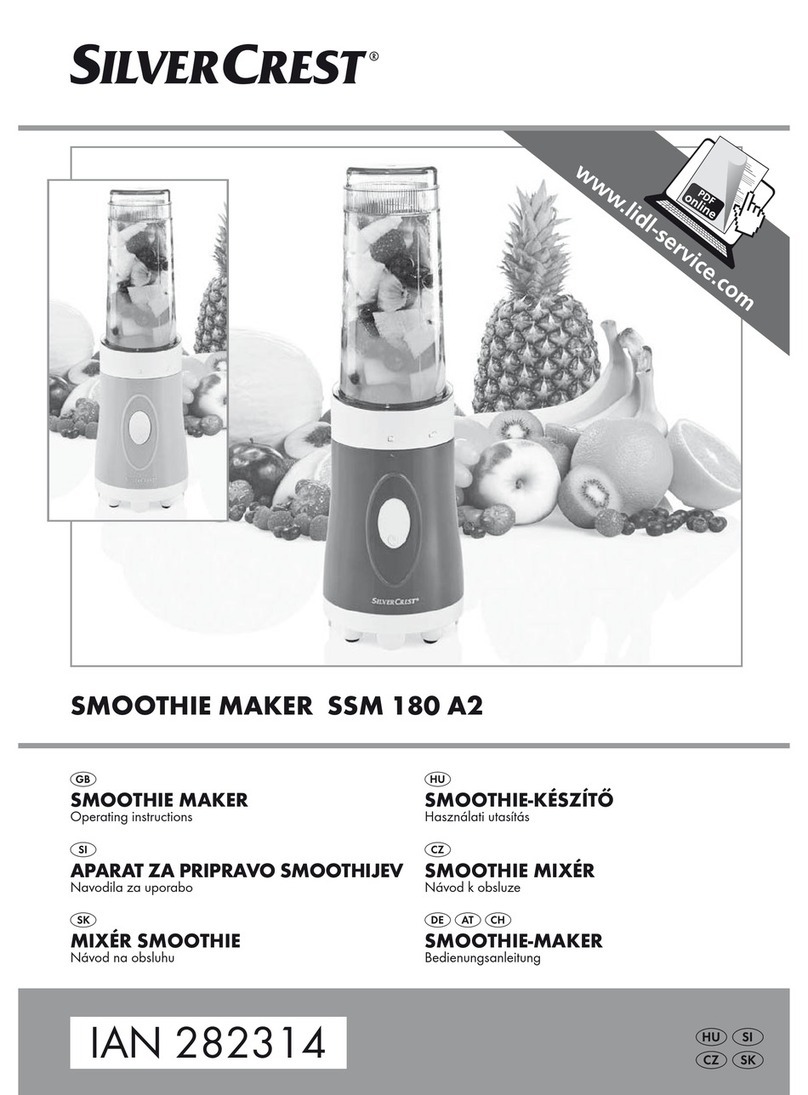 Silvercrest SSM 180 A2 operating instructions