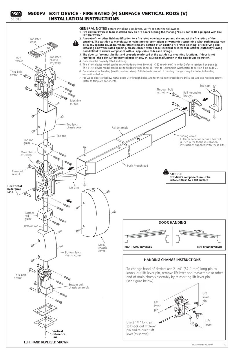 Canaropa 9500 Series User manual