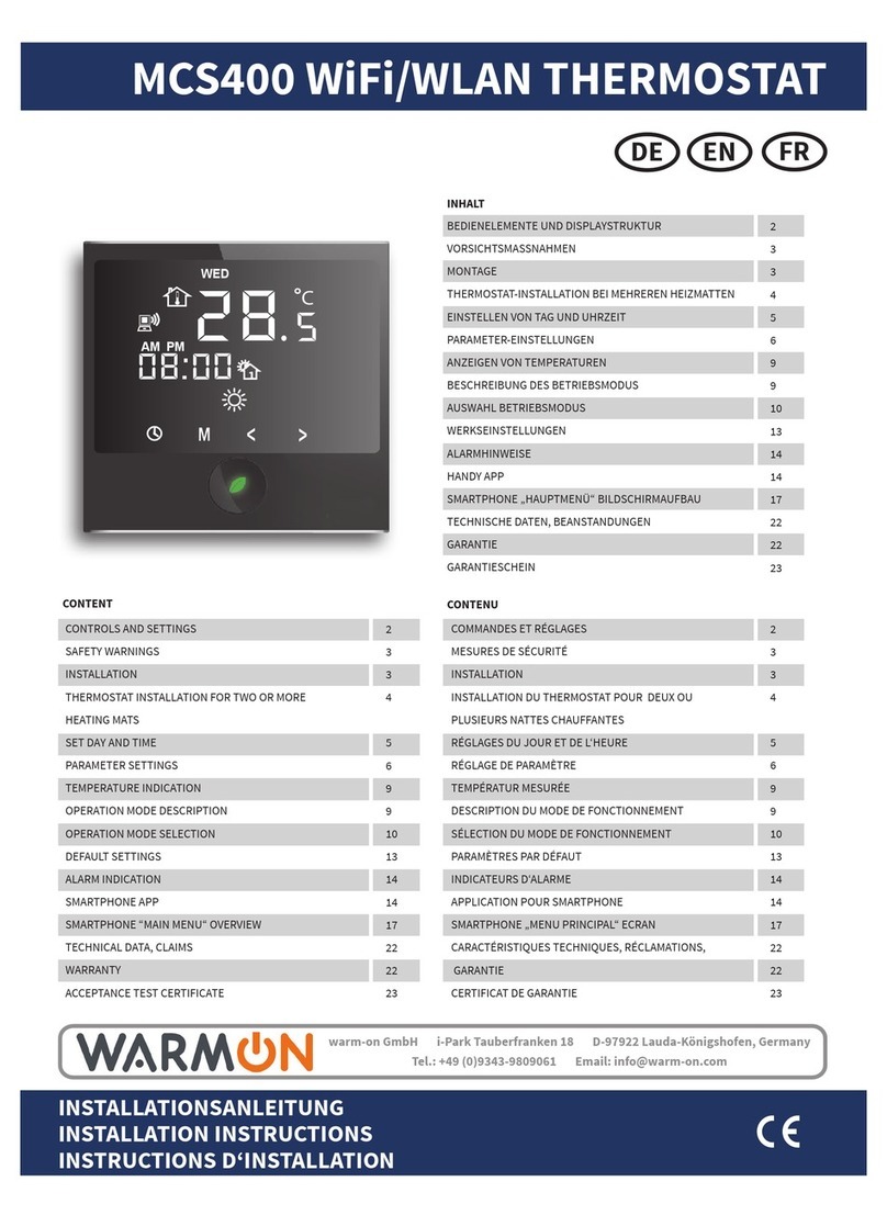 Warmon MCS400 User manual
