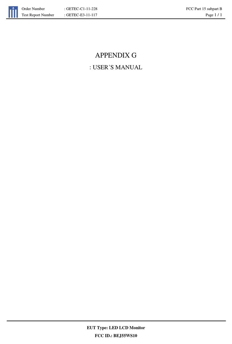 LG 42WS10 User manual
