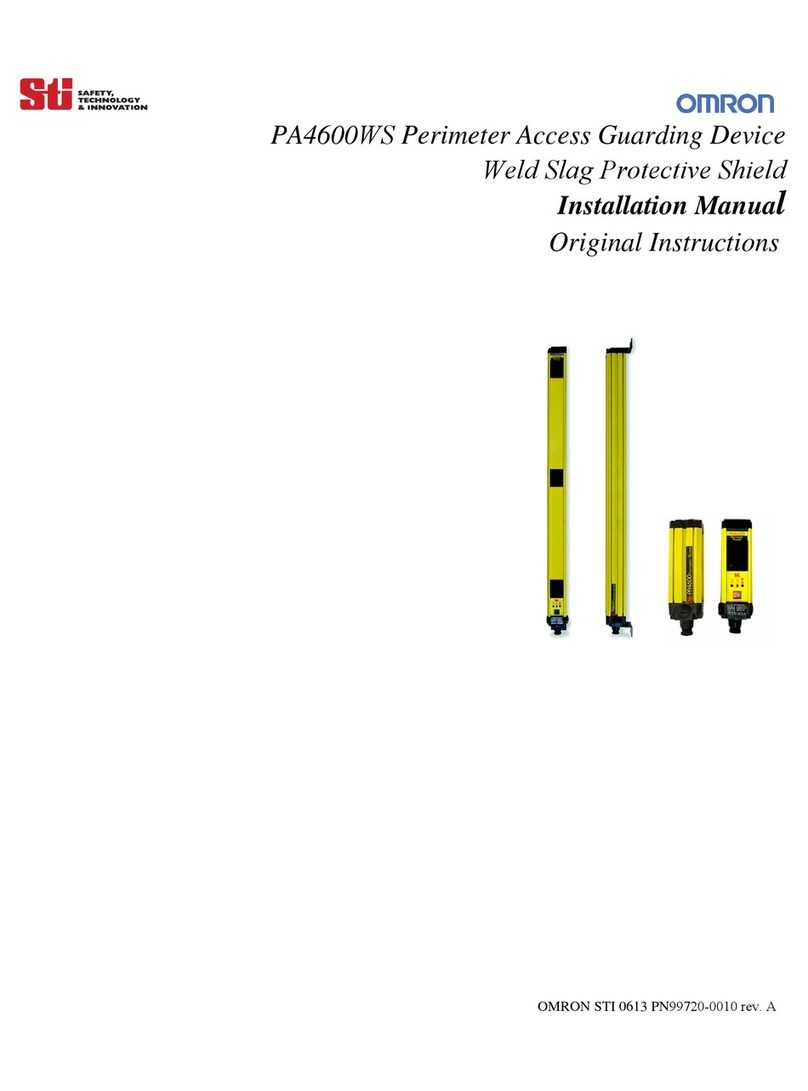 Omron PA4600WS installation manual