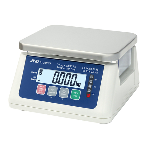 AND SJ-3000WP/-BT User manual AND SJ-3000WP/-BT User manual