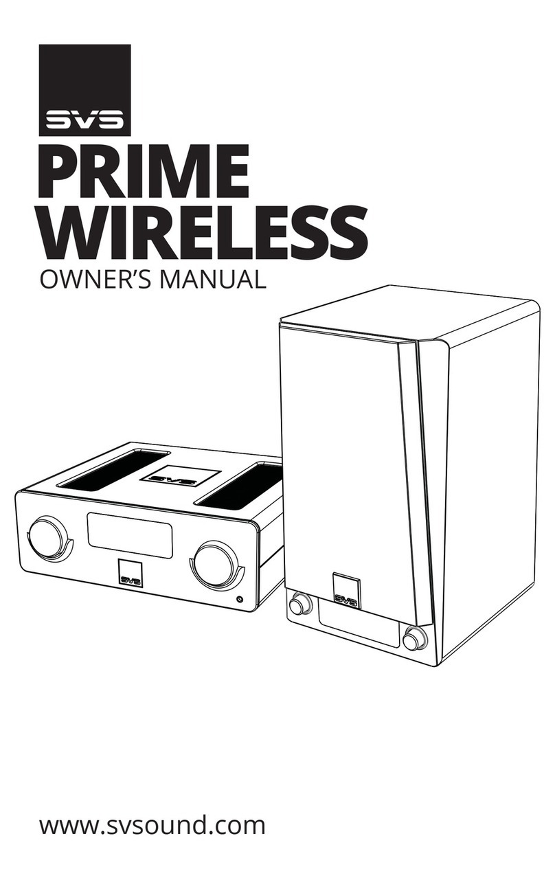 SVS Prime Center owner's manual