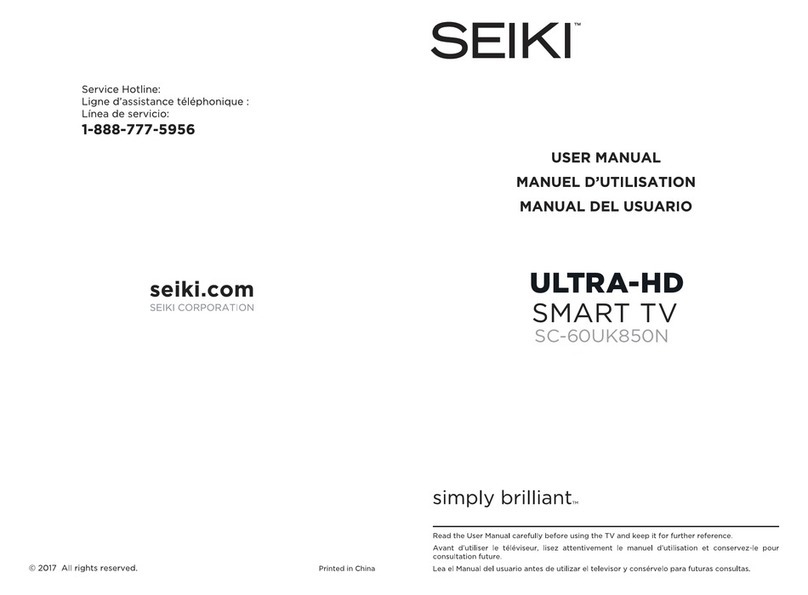 Seiki SC-60UK850N User manual Seiki SC-60UK850N User manual