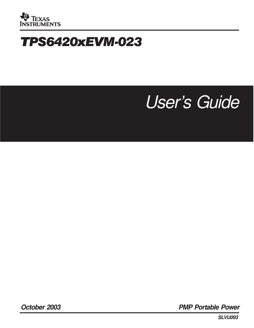 Texas Instruments TPS6420xEVM-023 User manual