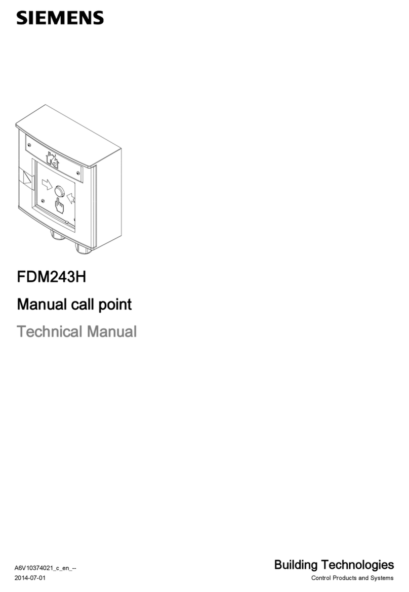 Siemens FDM243H Technical manual