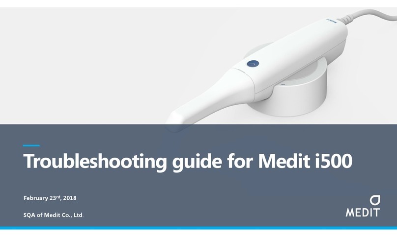 Medit i500 troubleshooting guide