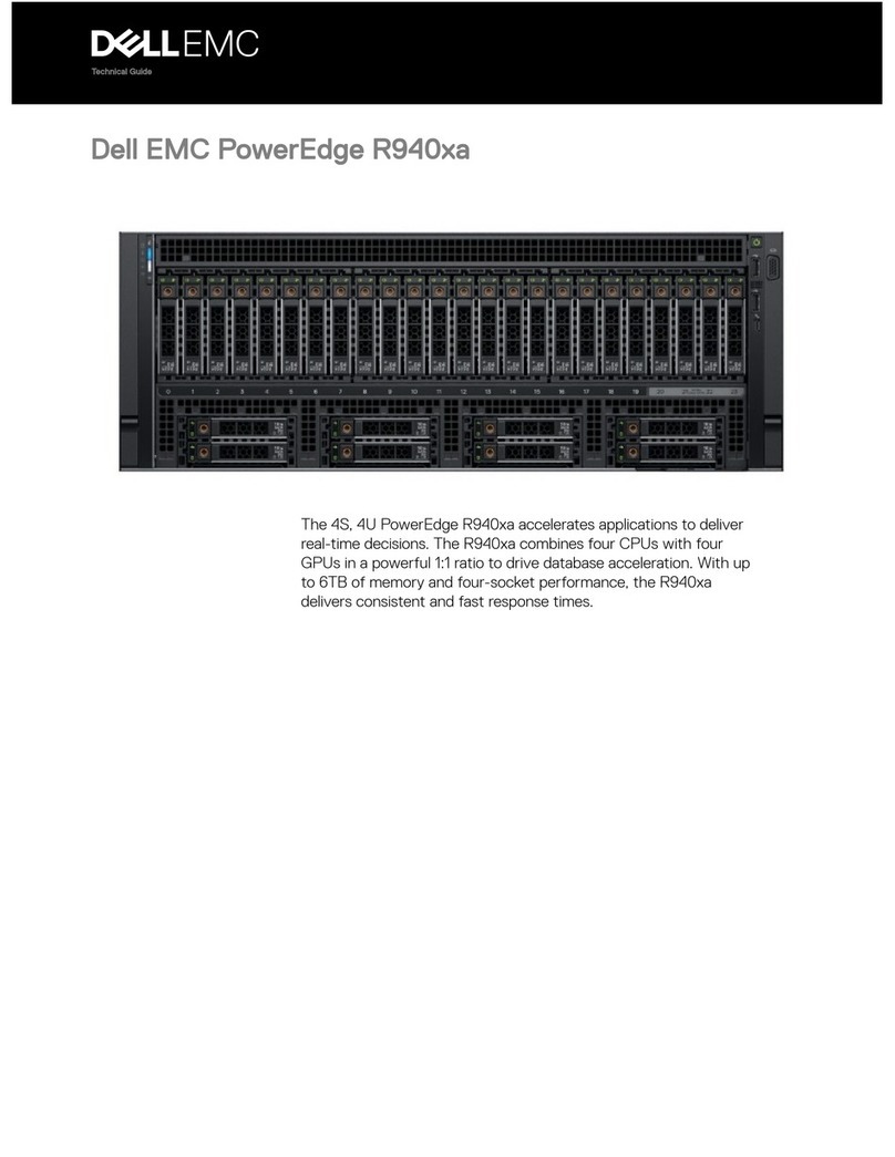 Dell EMC PowerEdge R940xa User manual
