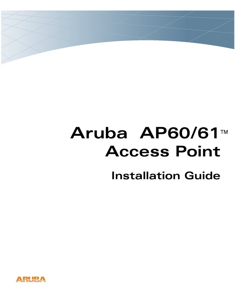 Aruba AP-60 Operating and maintenance instructions