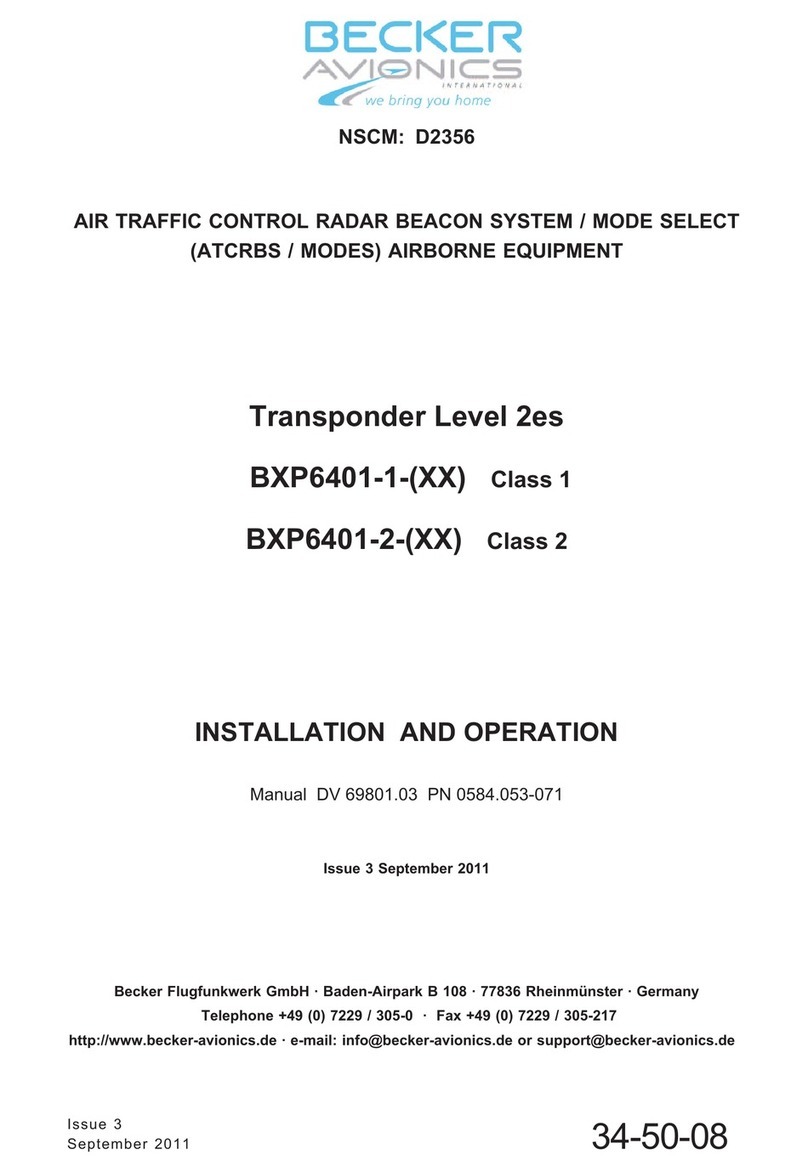 Becker BXP6401-1 Series Installation and operational manual