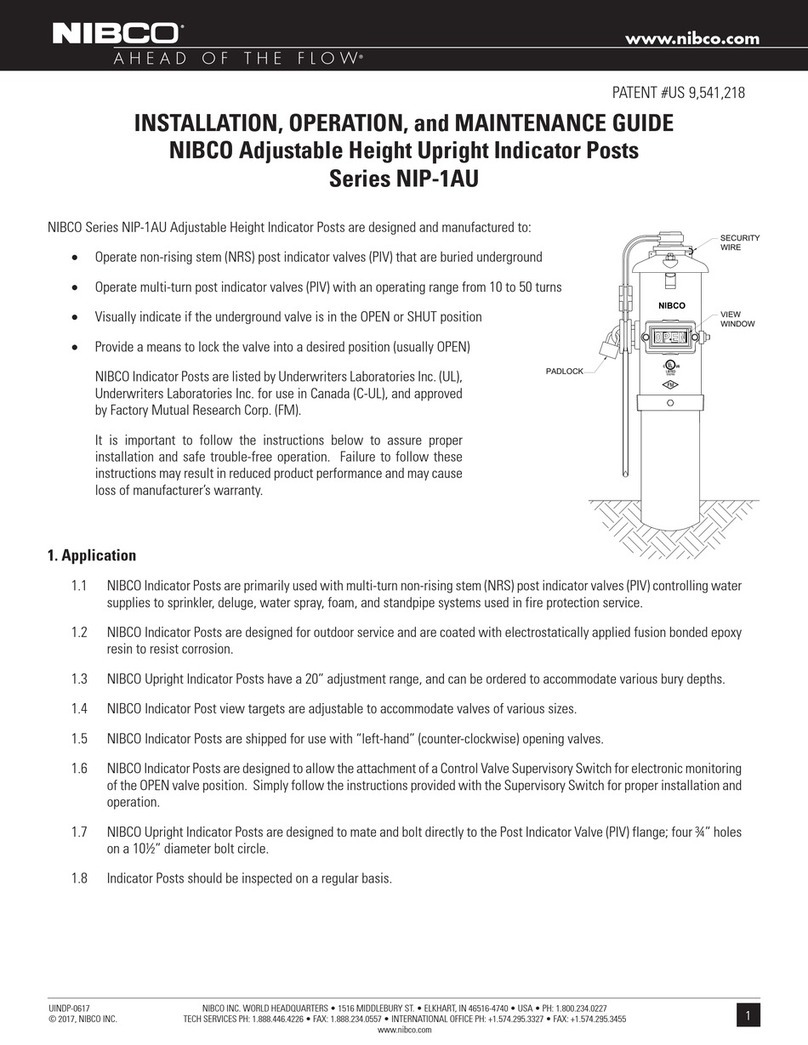 Nibco NIP-1AU Series Installation, operation and maintenance guide