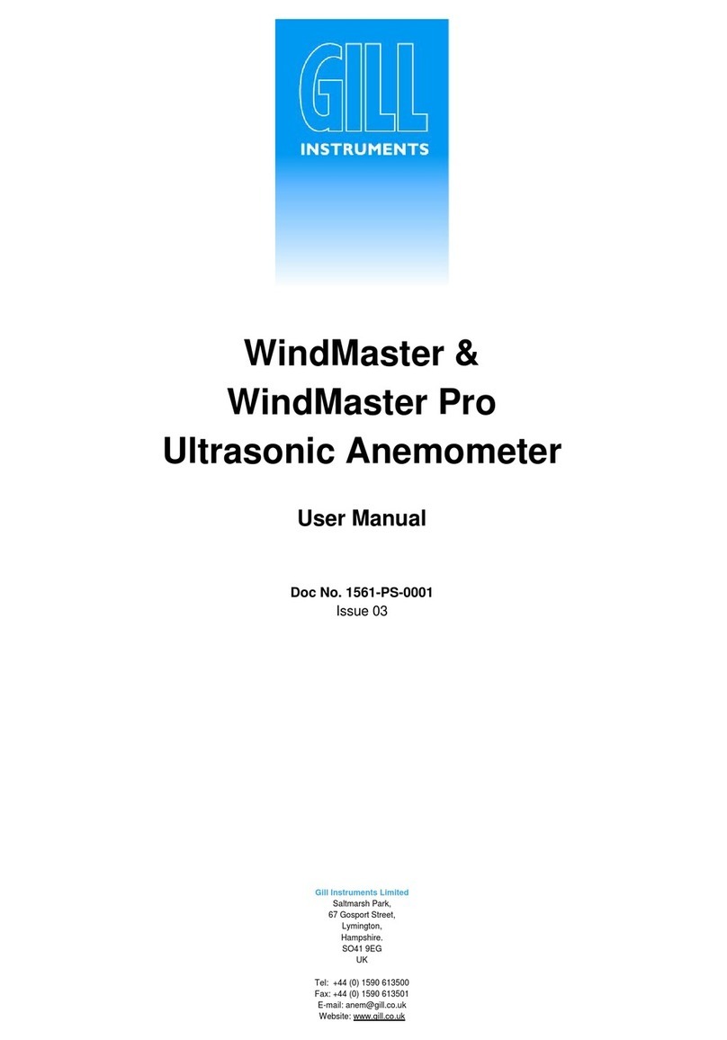 Gill WindMaster Pro User manual Gill WindMaster Pro User manual