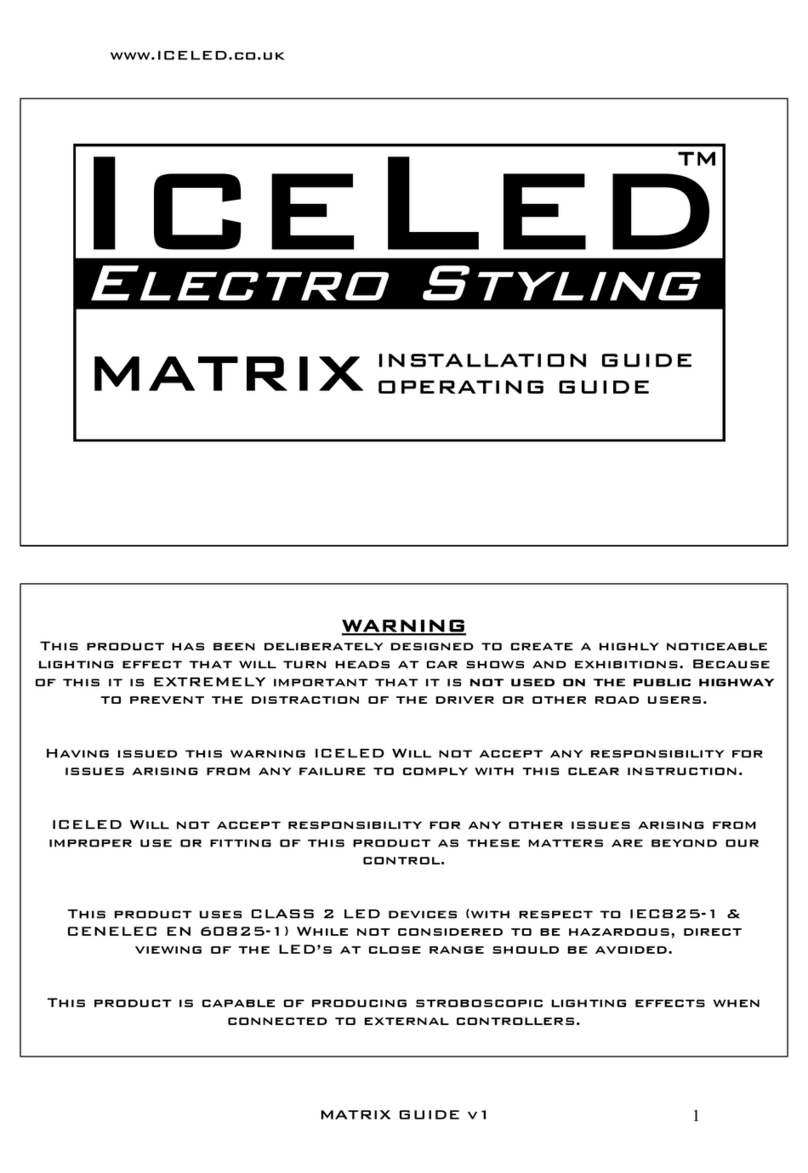 ICELED MATRIX Installation and operating guide