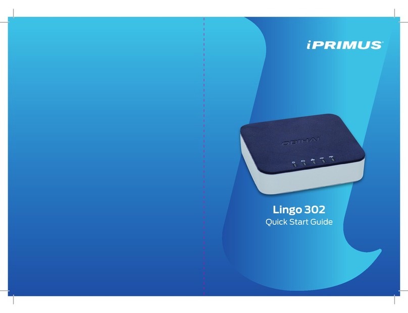 iPRIMUS Lingo 302 quick start guide