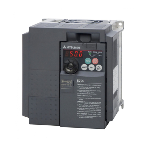 Mitsubishi FR-A700 Series User manual