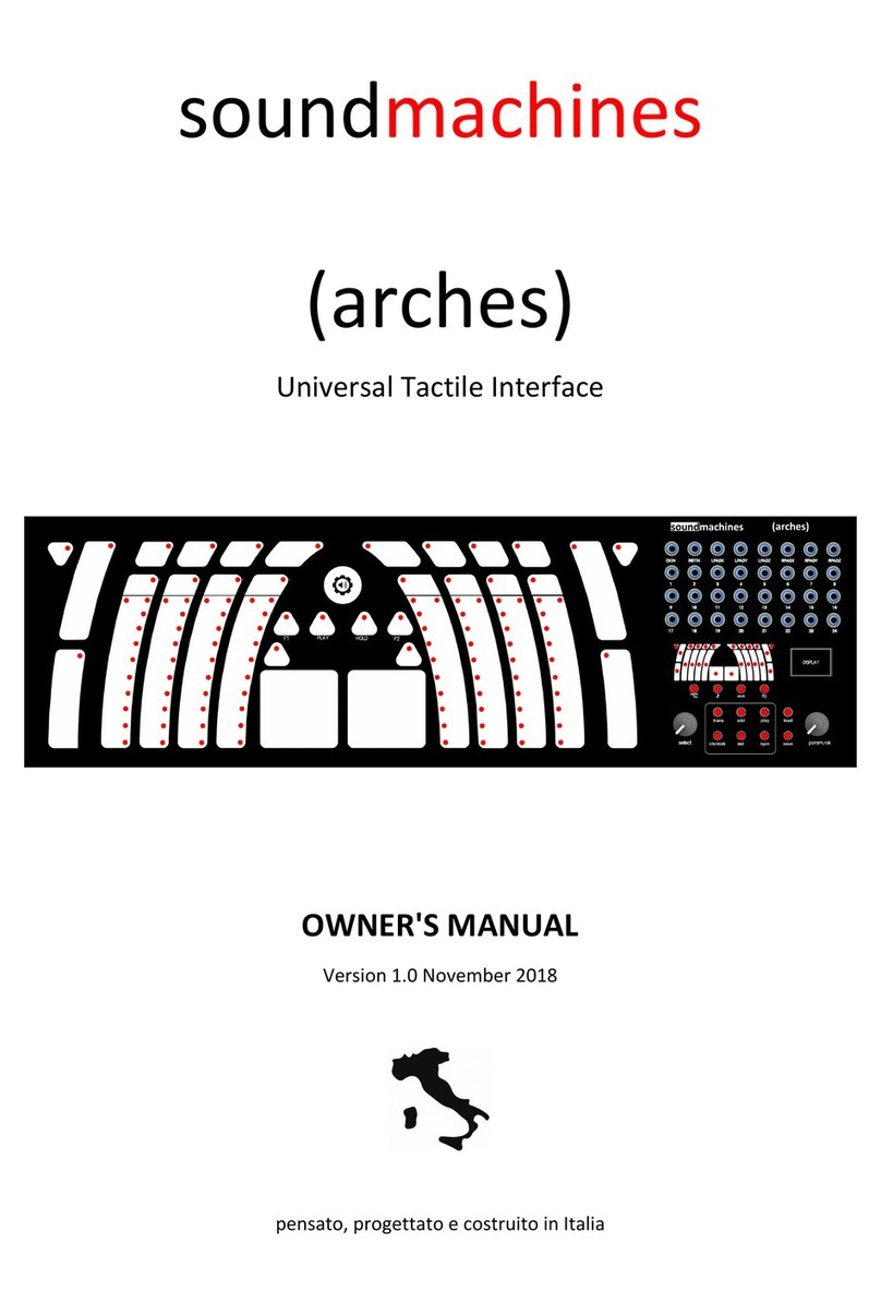 Soundmachines (arches) owner's manual