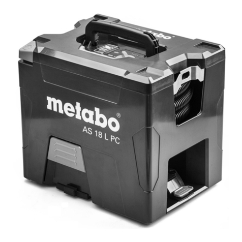 Metabo AS 18 L PC User manual