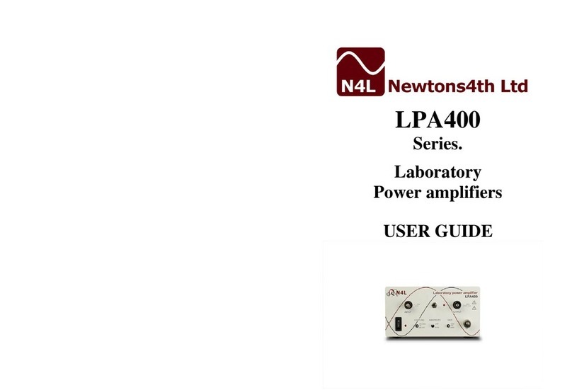 Newtons4th LPA 400 Series user guide