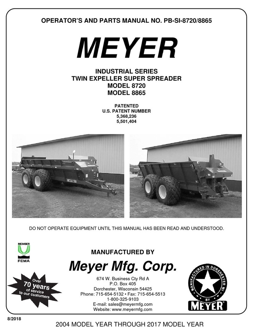 Meyer Industrial Series Product manual
