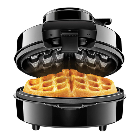 Chefman Digital Volcano Waffle Maker User manual