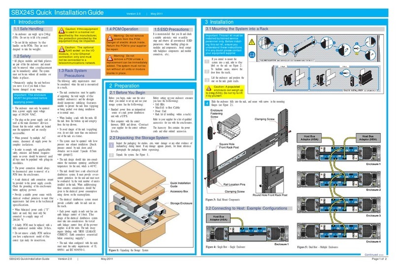BrickStor SBX24S Quick installation guide