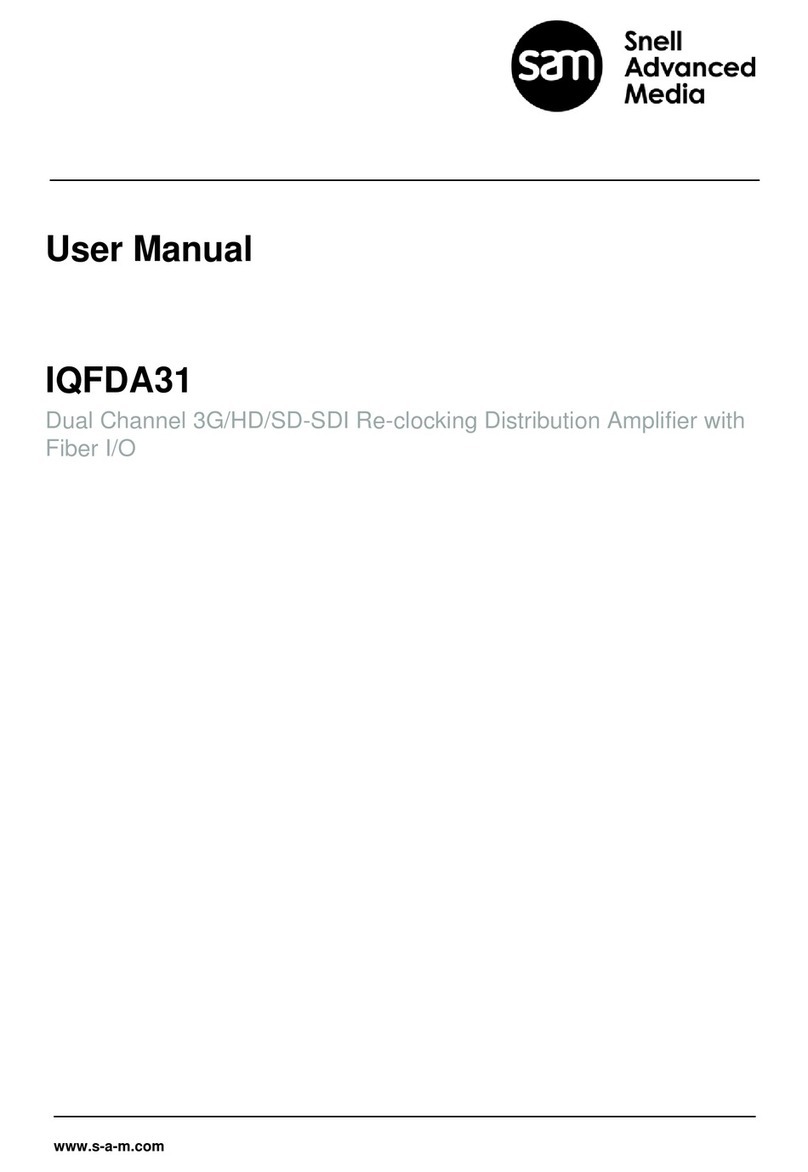 Sam IQFDA31 user manual