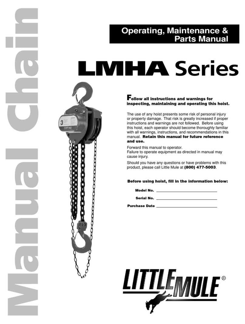 little mule LMHA Series Operating, Maintenance & Parts Manual little mule LMHA Series Operating, Maintenance & Parts Manual
