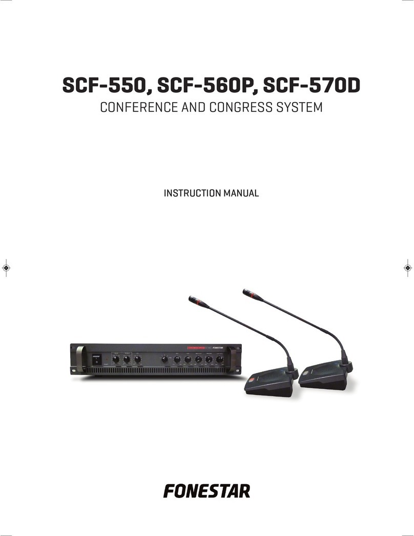 FONESTAR SCF-550 User manual