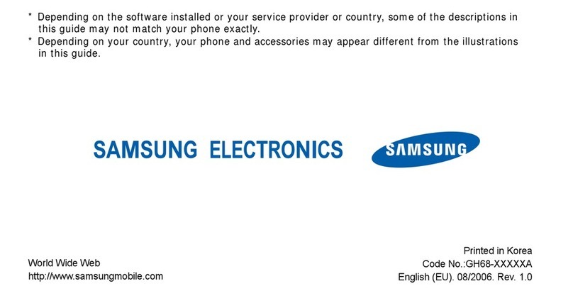 Samsung SGH-E420 user guide