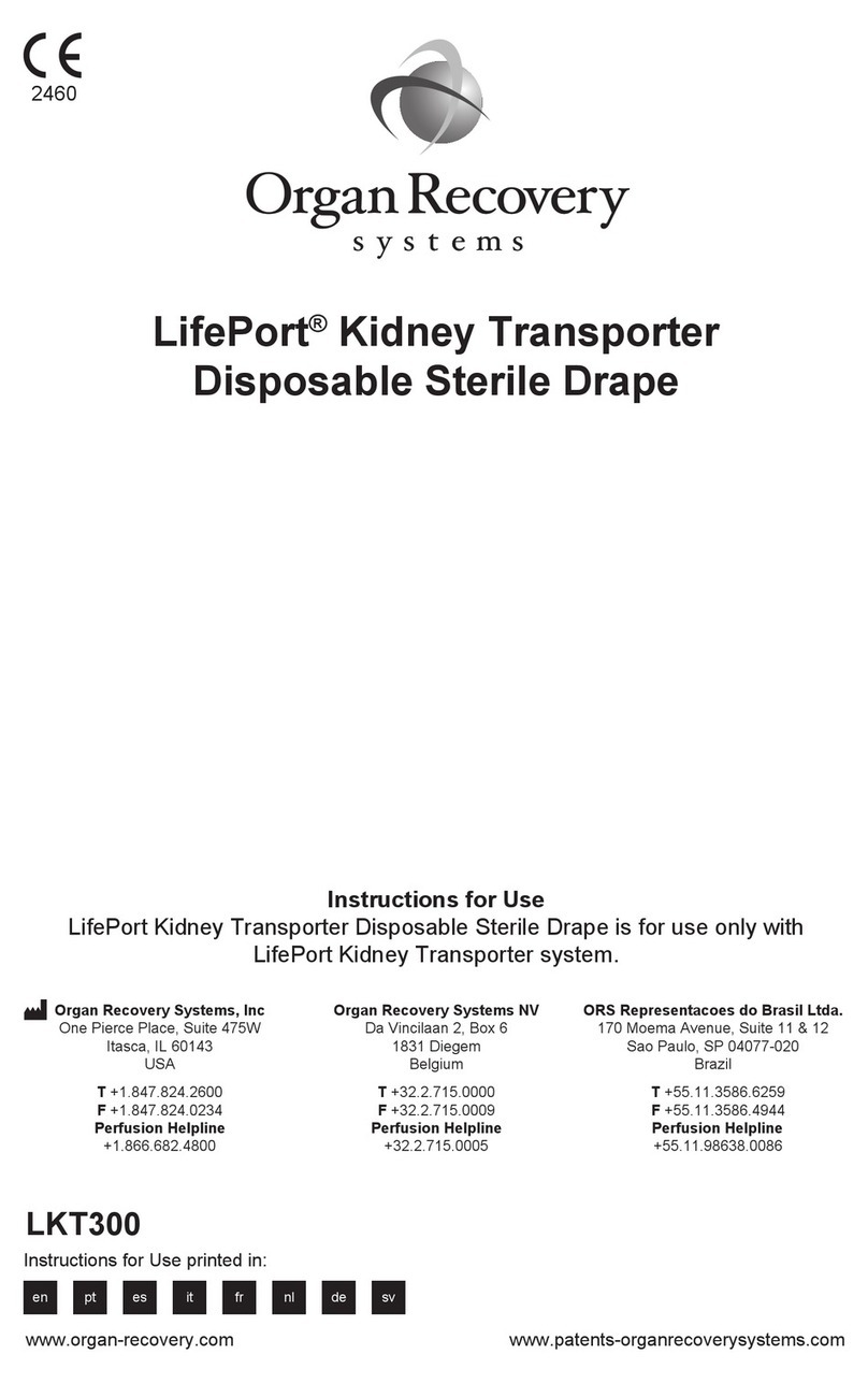 Organ recovery systems LifePort Kidney Transporter LKT300 Instructions for use Organ recovery systems LifePort Kidney Transporter LKT300 Instructions for use