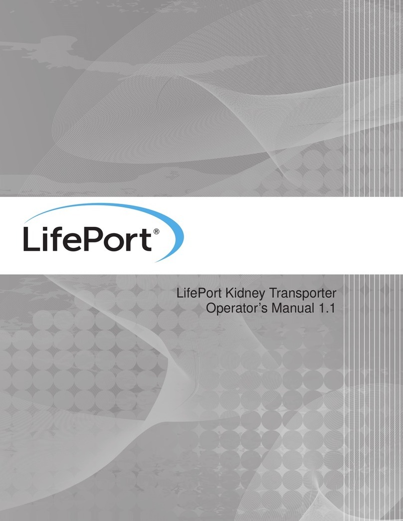 Organ recovery systems LifePort Kidney Transporter LKT101P Operator's manual
