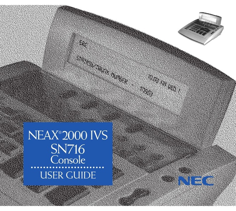 NEC NEAX 2000 IVS user guide