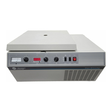 Beckman Coulter Allegra 6 Series User manual