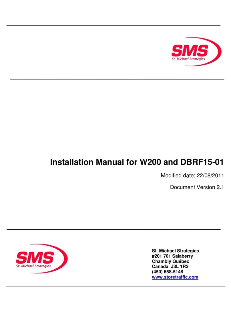 SMS DBRF 15-01 installation manual