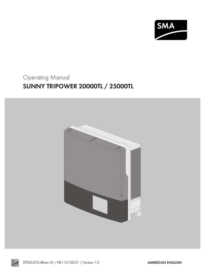 SMA Sunny Tripower 25000TL User manual SMA Sunny Tripower 25000TL User manual