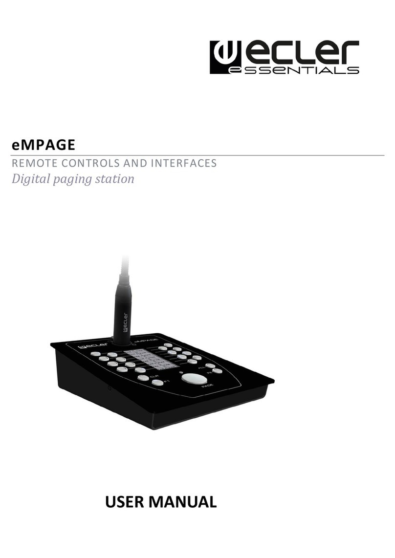 Ecler eMPAGE user manual