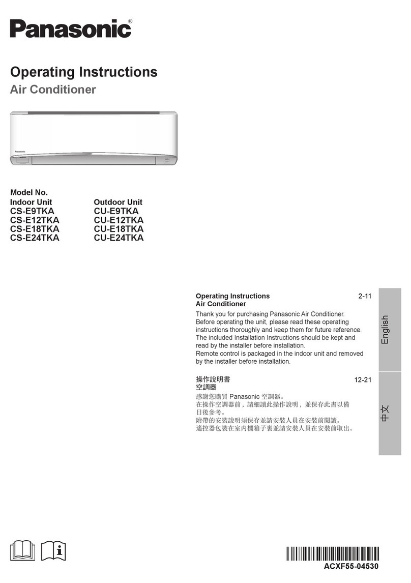 Panasonic CS-E9TKA User manual Panasonic CS-E9TKA User manual