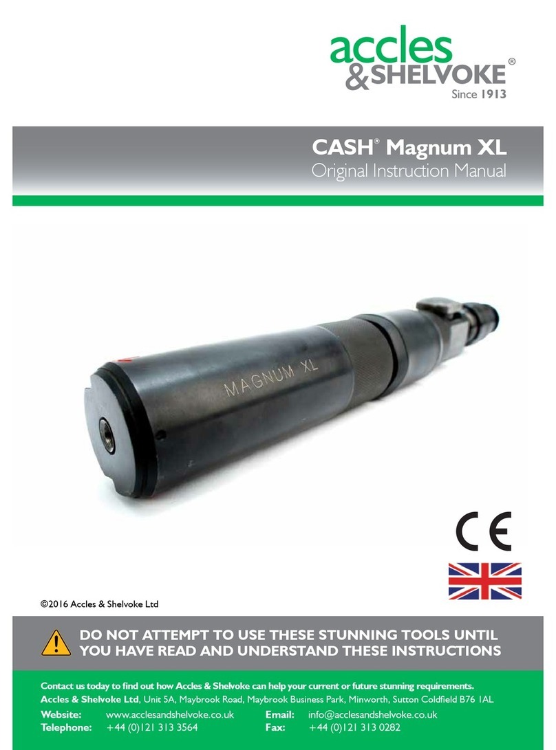 Accles & Shelvoke CASH Magnum XL Original instruction manual