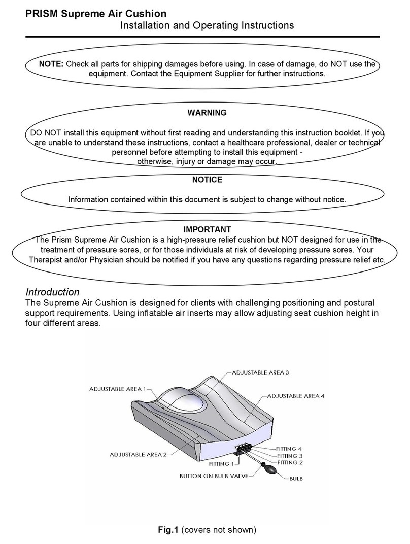 Future Mobility Healthcare PRISM Supreme Installation and operating instructions