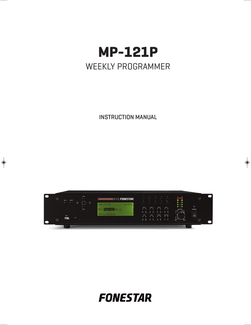 FONESTAR MP-121P instruction manual