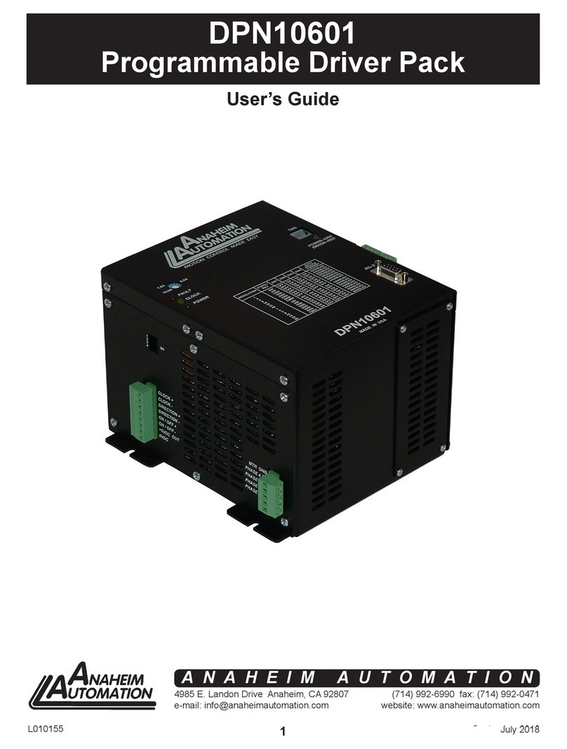 Anaheim Automation DPN10601 user guide