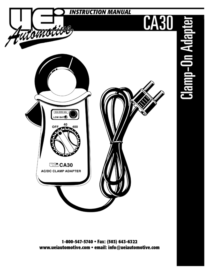 UEi Automotive CA30 instruction manual