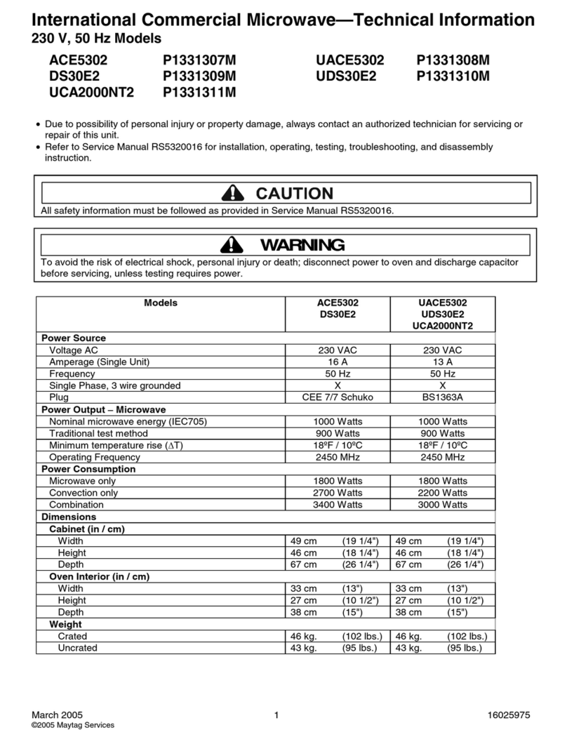 Maytag Services ACE5302 User manual