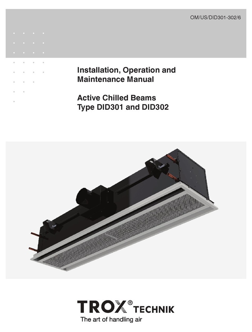 Trox Technik DID301 Installation, operation and maintenance manual